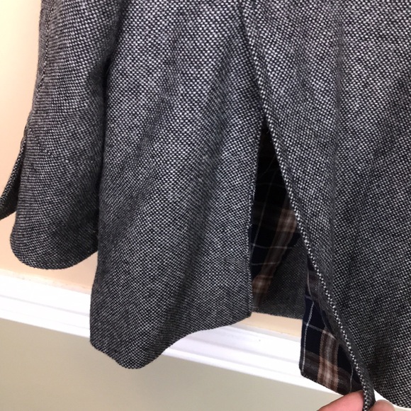 Flynt Men’s Rizzo 42R Wool Blend Gray Multi-Pocket Zip-Up 3-Button Blazer Jacket - Picture 12 of 14